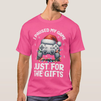 T-shirt Noël de joueur de jeux vidéo Xmas garçons Chris