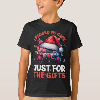 T-shirt Noël de joueur Jeux vidéo Garçons Chris