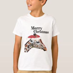 T-shirt Noël de la girafe