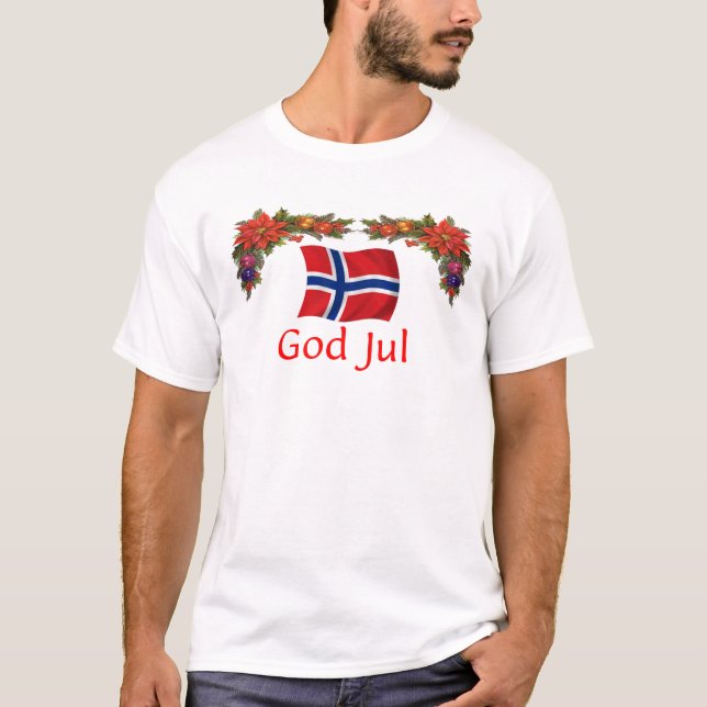 T-shirt Noël de la Norvège (Devant)