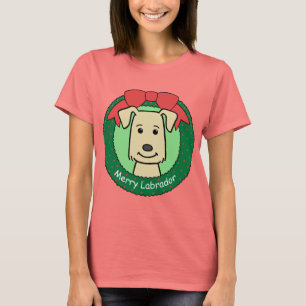 T-shirt Noël de labrador retriever