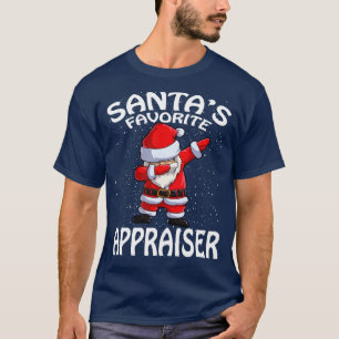 T-shirt Noël de l'évaluateur favori de Santas