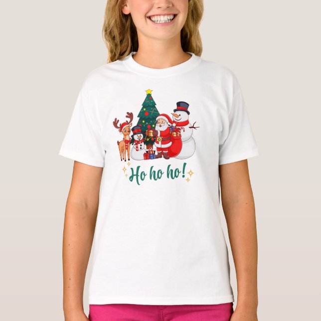 T-shirt Noël de mariée (Devant)