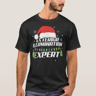 T-shirt Noël de Noël à l'expert en éclairage extérieur