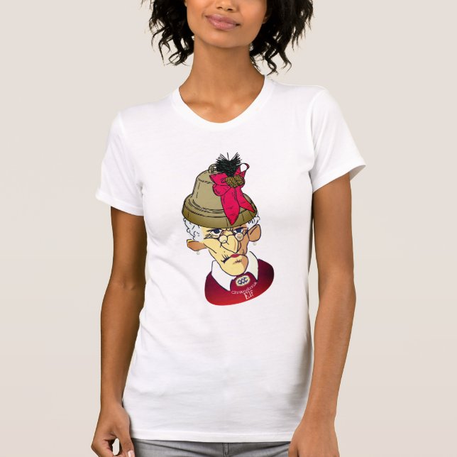 T-shirt Noël de Noël de Grand-mère Elfe (Devant)