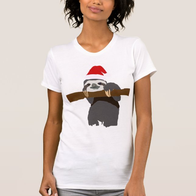 T-shirt Noël de paresse (Devant)