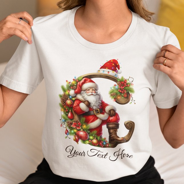 T-shirt Noël de Père Noël personnalisé (Créateur téléchargé)