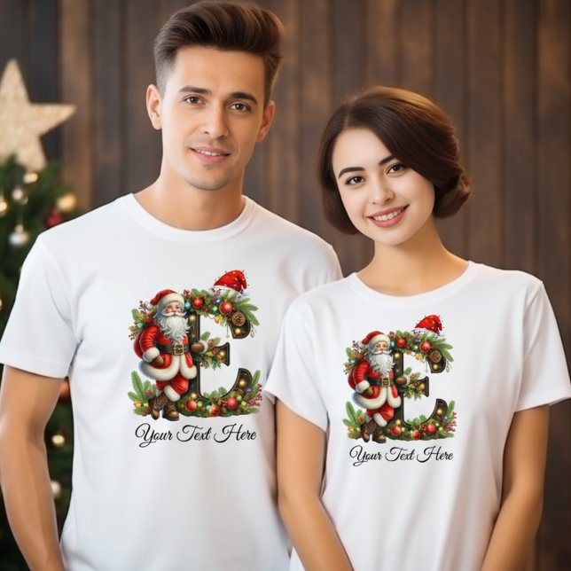 T-shirt Noël de Père Noël personnalisé (Créateur téléchargé)