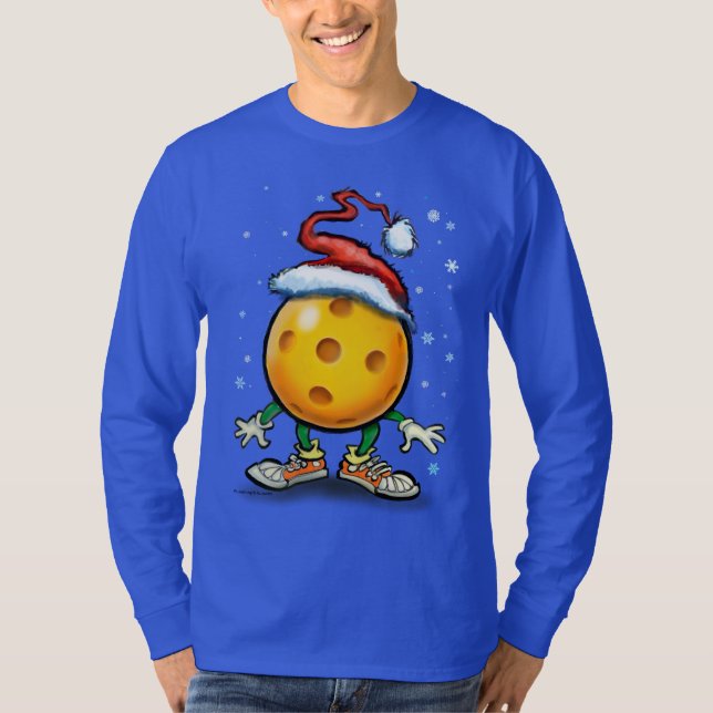 T-shirt Noël de Pickball (Devant)