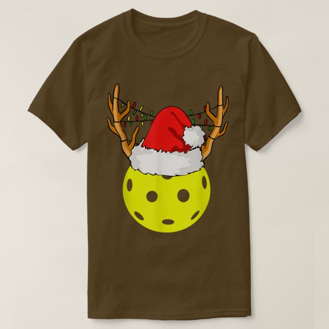 T-shirt Noël de Pickball  (Design devant)