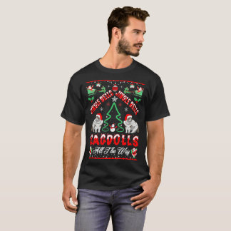 T-shirt Noël de Ragdolls de tintements du carillon
