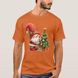 T-shirt Noël de Santan Joyeux Noël Rétro de Noël b
