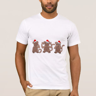 T-shirt Noël de singe