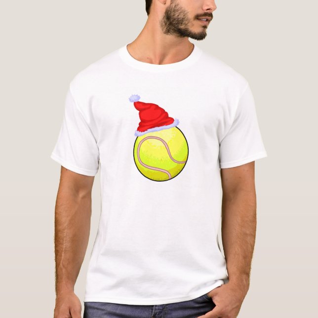 T-shirt Noël de tennis (Devant)
