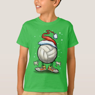 T-shirt Noël de volley-ball