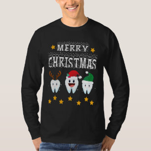 T-shirt Noël dentaire, Dentistes Dents de Noël Père Noël H
