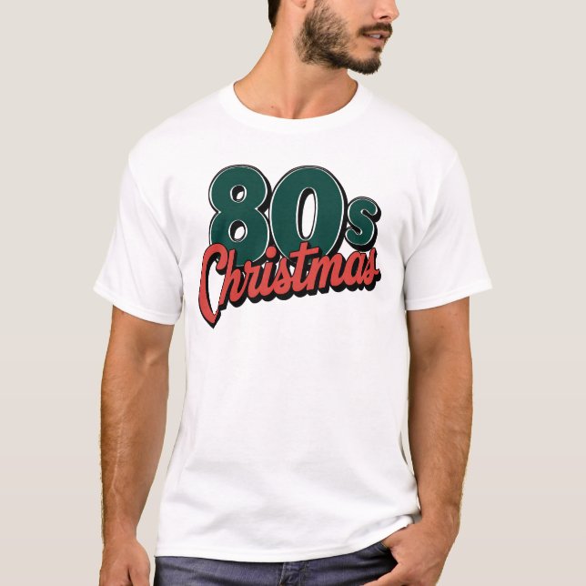 T-shirt Noël des années 80 (Devant)