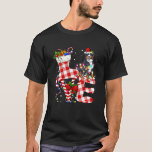 T-shirt Noël des lumières des arbres de Noël de la Montagn