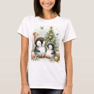 T-shirt Noël des pingouins