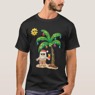 T-shirt Noël d'été du Père Noël Mele Kalikimaka Aloha