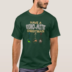 T-shirt Noël Dinosaur Dino Pun
