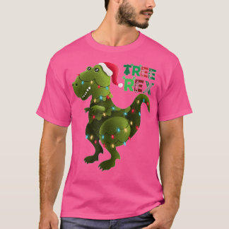 T-shirt Noël Dinosaure Arbre Re Pyjamas Hommes Garçons Noë