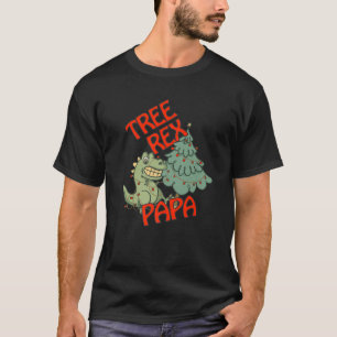 T-shirt Noël Dinosaure Arbre Rex Papa Pajamas