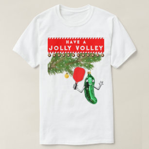 T-shirt Noël drôle de Pickleball