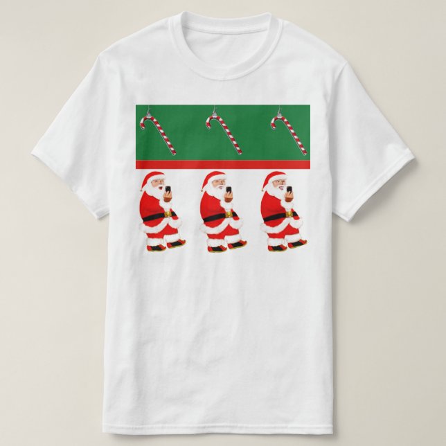 T-shirt Noël drôle de vacances (Design devant)