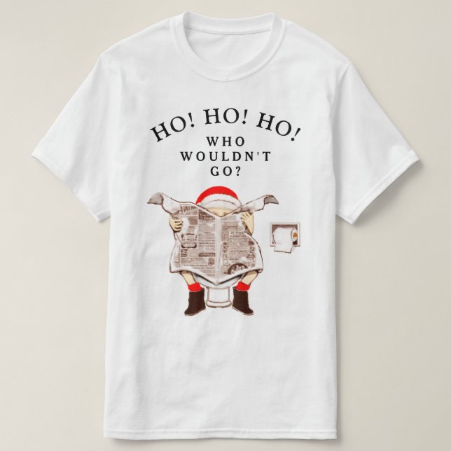 T-shirt Noël drôle de vacances (Design devant)