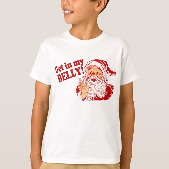 T-shirt Noël drôle du Père Noël (Devant)