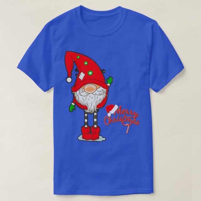 T-shirt Noël Drôle Gnomes 141 (Design devant)