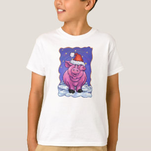 T-shirt Noël du cochon