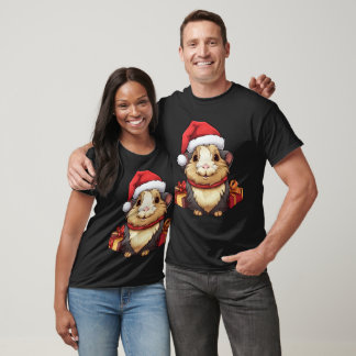 T-shirt Noël du cochon d'Inde