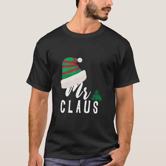 T-shirt Noël du couple M. Claus et Mme Claus (Devant)