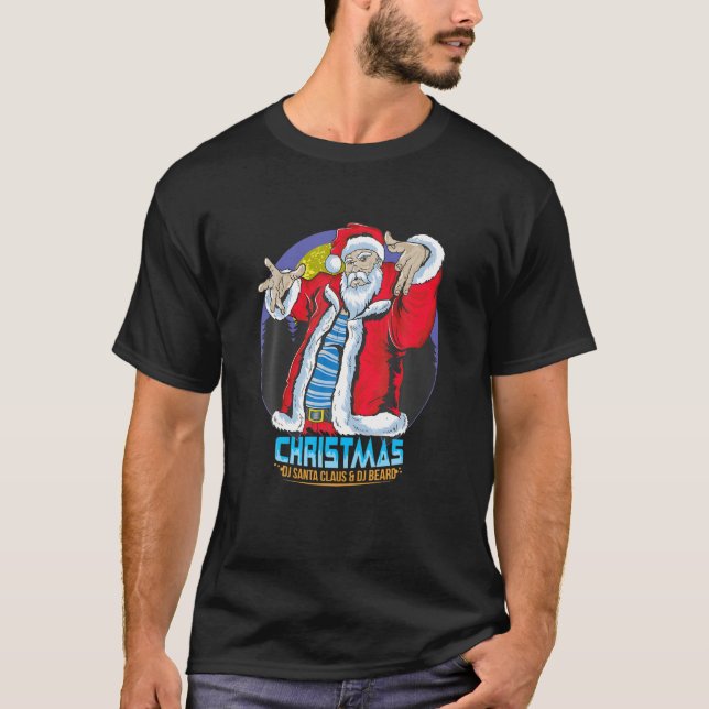 T-shirt Noël du "DJ Père Noël" (Devant)