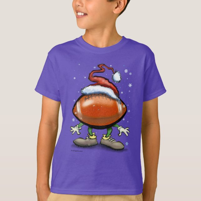 T-shirt Noël du football (Devant)