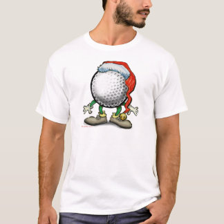 T-shirt Noël du golf