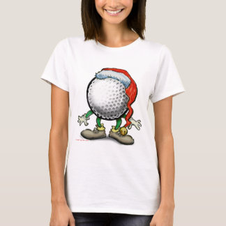 T-shirt Noël du golf