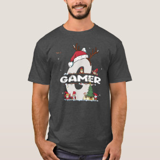 T-shirt Noël du joueur avec Nom du joueur pour les Noël dr