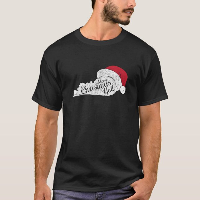 T-shirt Noël du Kentucky Joyeux Noël Y tous (Devant)