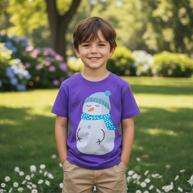 T-shirt Noël du mignon Snowman (Créateur téléchargé)
