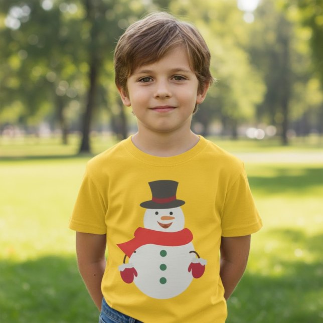 T-shirt Noël du mignon Snowman (Créateur téléchargé)