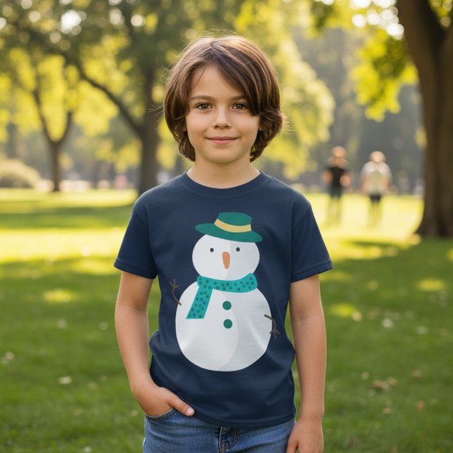 T-shirt Noël du mignon Snowman (Créateur téléchargé)