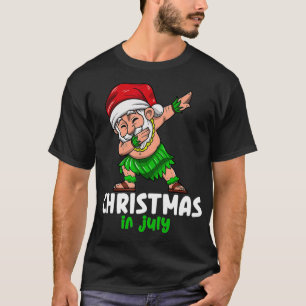 T-shirt Noël du Père Noël en juillet fête été v