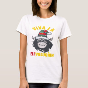T-shirt Noël du singe, Viva la révolution