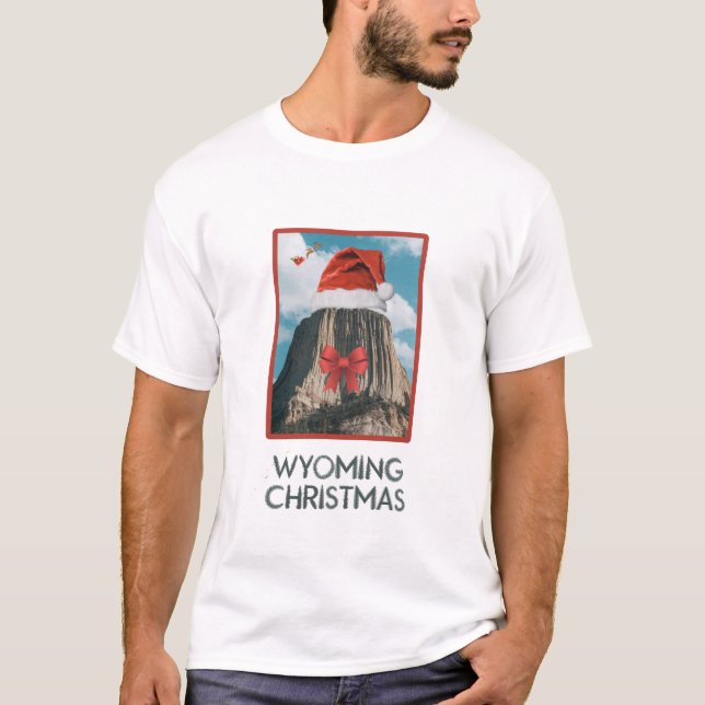T-shirt Noël du Wyoming (Devant)