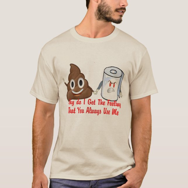 T-shirt noël emoji poop dump emoji vous m'utilisez drôle (Devant)