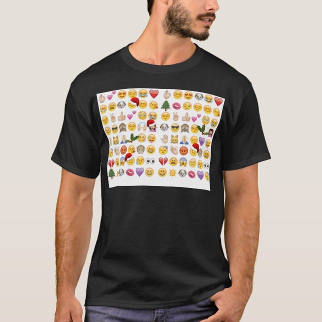 T-shirt noël emojis (Devant)