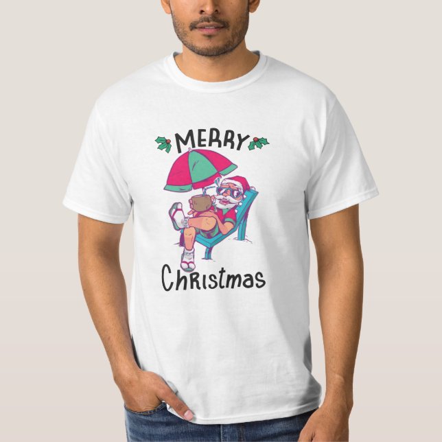 T-shirt Noël en juillet (Devant)